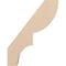 Ekena Millwork 5-inch W x 14-inch D x 18-inch H Ridgewood Rough Cedar Woodgrain TimberThane Knee Brace, Primed BRCUR05X14X18RIDRCPR - alternate 6